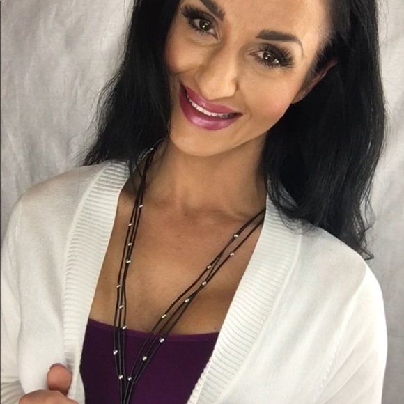 NEW cozy solid white soft cardigan - Picture 3 of 8